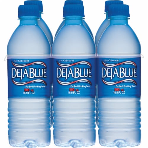 Deja Blue Purified Drinking Water Perspective: front