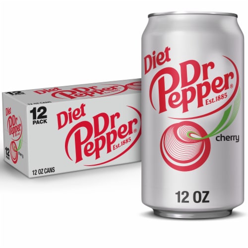 Dr Pepper Cherry Soda Cans, 12 pk / 12 fl oz - Kroger