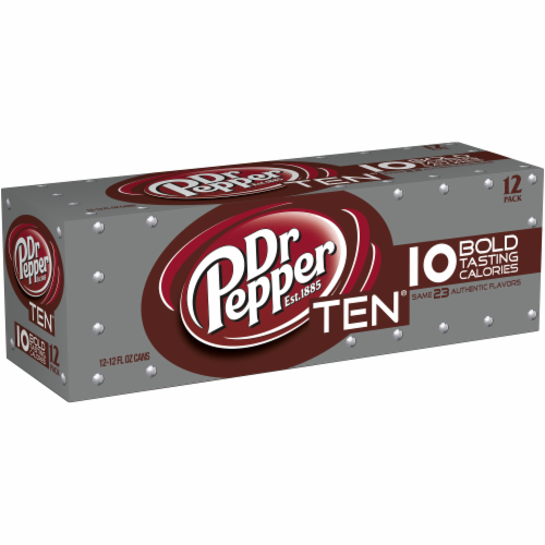 Dr Pepper Ten Soda, 12 pk /12 fl oz Foods Co.