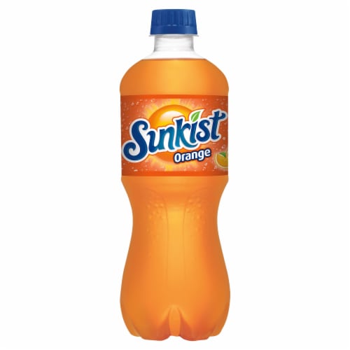 Sunkist® Orange Soda Bottle Perspective: front