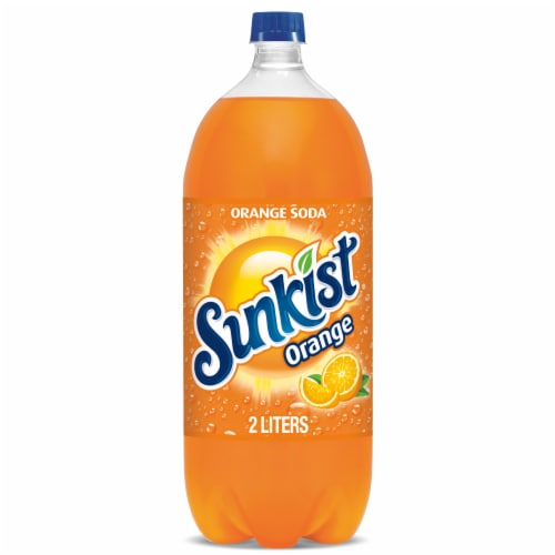 Sunkist® Orange Soda Bottle Perspective: front
