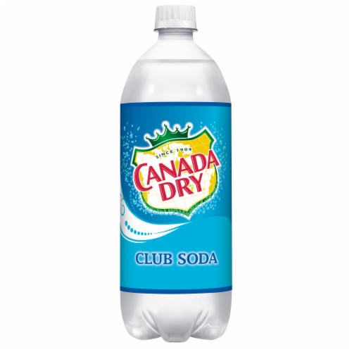 Canada Dry® Club Soda Bottle Perspective: front