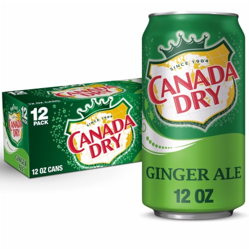Canada Dry® Ginger Ale Soda Cans Perspective: front