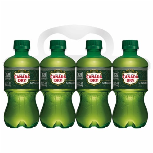 Canada Dry® Ginger Ale Soda Bottles Perspective: front