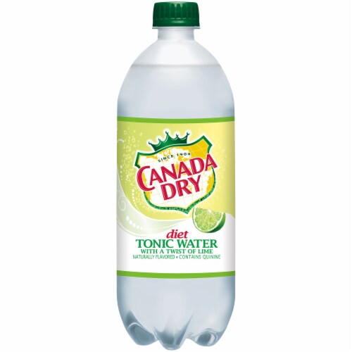 Canada Dry® Diet Tonic with Lime Bottled Water Perspective: front