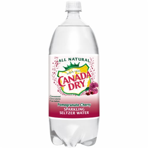 Canada Dry Pomegranate Cherry Sparkling Seltzer Water, 2 L Kroger