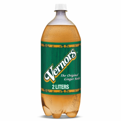 Vernors® Ginger Soda Bottle Perspective: front