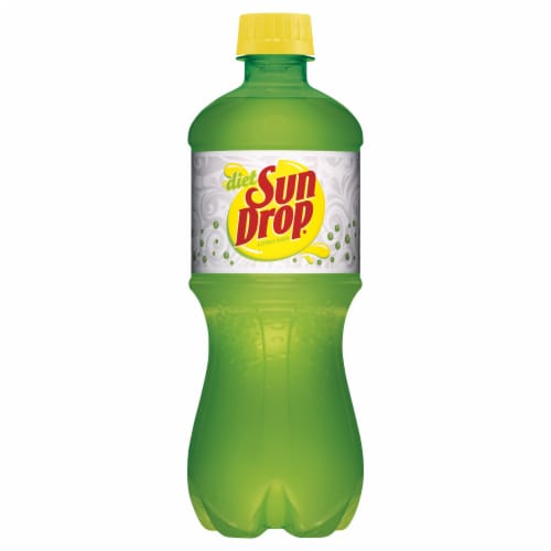 Sun Drop® Diet Citrus Soda Bottle Perspective: front