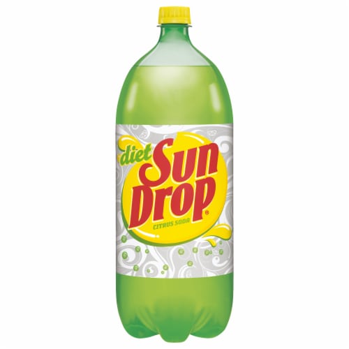 Sun Drop® Diet Citrus Soda Bottle Perspective: front