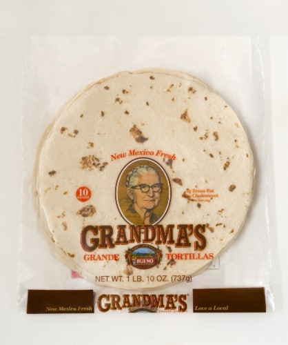 Grandma's Grande Tortillas 10 Count Perspective: front