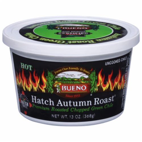 Bueno Hatch Autumn Roast Green Chile Perspective: front