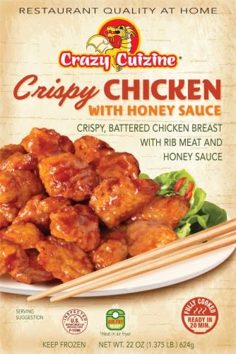 Crazy Cuisine Crispy Chicken With Honey Sauce Perspective: front