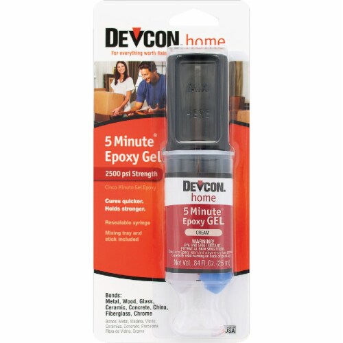 Devcon 1 Oz. 5 Minute Epoxy Gel 21045 Perspective: front
