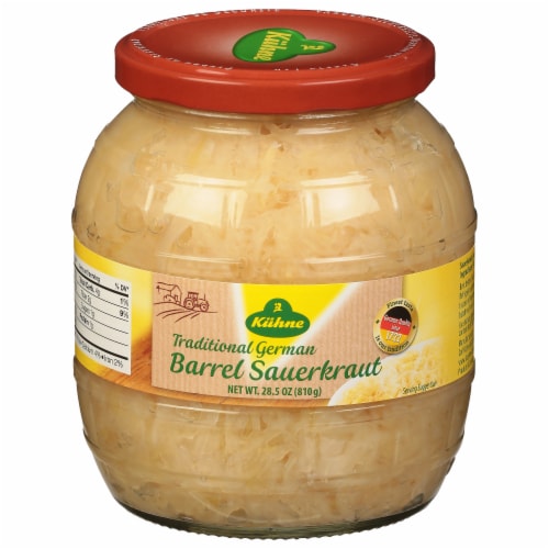 Kuhne Traditional German Barrel Sauerkraut Perspective: front