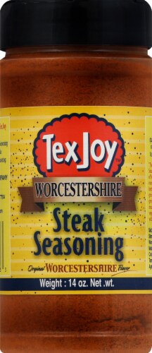 TexJoy™ Worcestershire Steak Seasoning Perspective: front