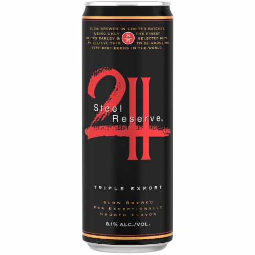 Steel Reserve™ Triple Export Malt Liquor Perspective: front