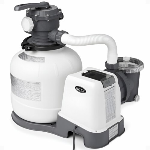 Intex 26647EG 2800 GPH Above Ground Pool Sand Filter Pump with