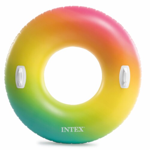 intex tube with handles