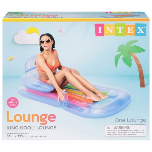 Intex® King Kool Inflatable Lounge Perspective: front