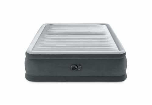 Intex® Comfort-Plush Air Bed Queen with Fiber-Tech Air Pump Perspective: front