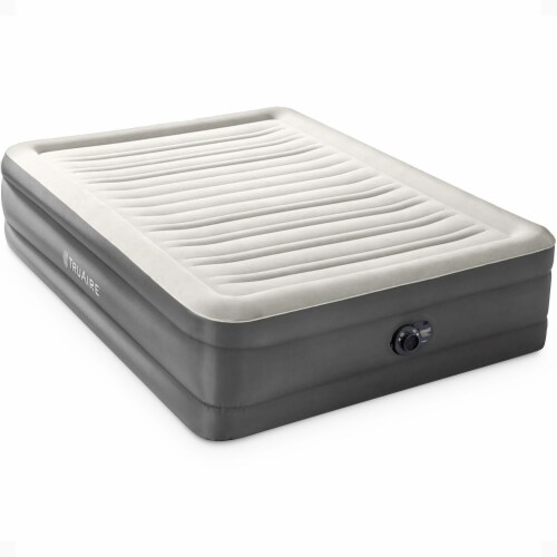 Intex TruAire Luxury Queen Air Mattress Airbed w Lumbar Support