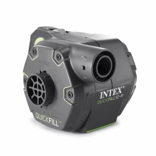 Intex 66641E 120 V Quick Fill Cordless Rechargeable Inflatable Air Bed Pump Perspective: front