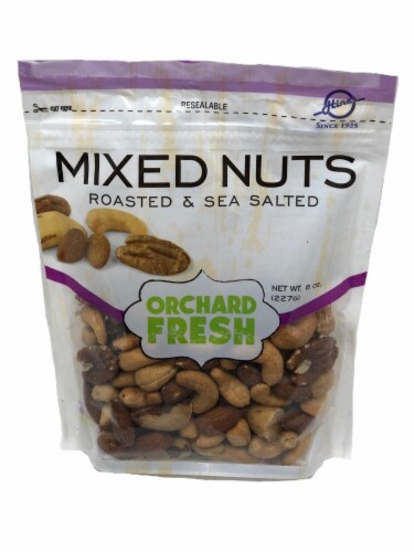 Hines Roasted & Sea Salted Mixed Nuts Perspective: front