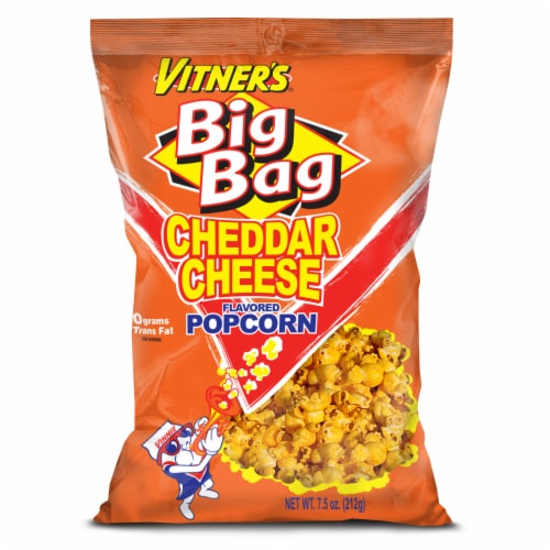 Vitner's Cheddar Cheese Flavored Popcorn Perspective: front