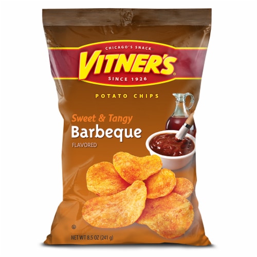 Vitner's® Sweet 'N Tangy BBQ Flavored Potato Chips Perspective: front