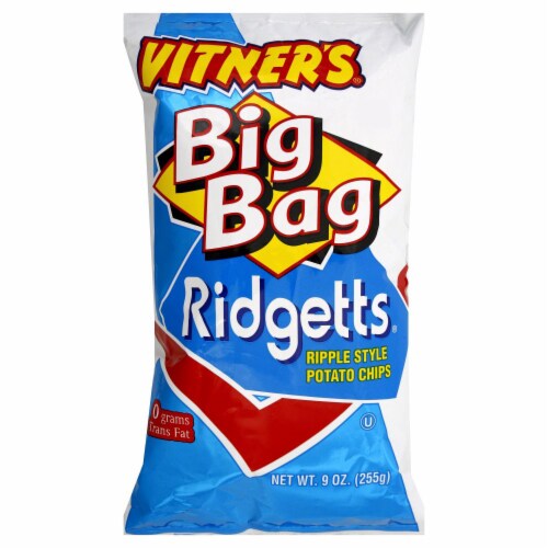 Vitner's Ridgetts Potato Chips Perspective: front