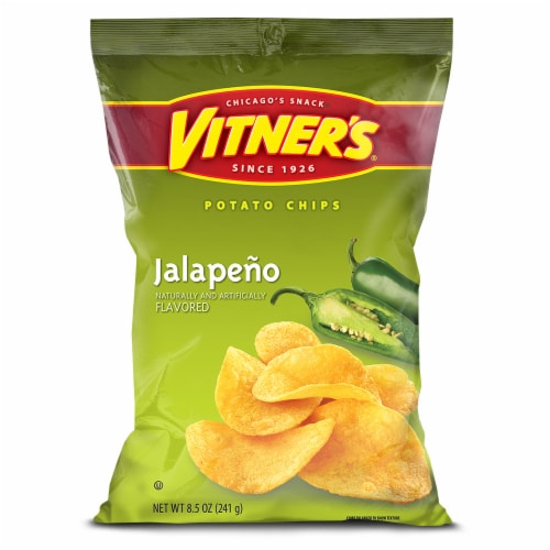 Vitner's Jalapeno Potato Chips Perspective: front