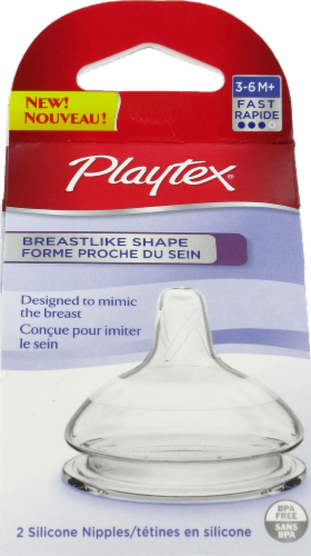 Playtex Ventaire Natural Shape Nipple, 2 Count - Smith's Food and Drug