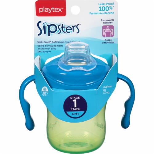 Playtex Sipsters Stage 1 Trainer Baby Sippy Cup Perspective: front