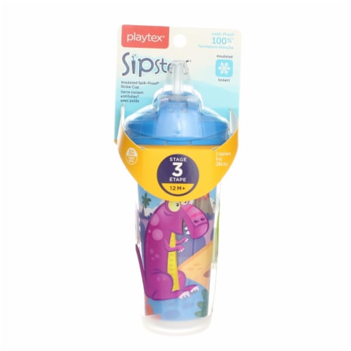 Playtex Sipsters Stage 3 Insulated Spill-Proof Straw Cup, 9 oz - King  Soopers