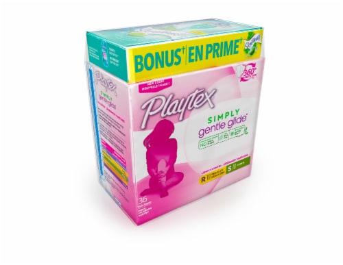 Playtex Gentle Glide Scented Multipack Tampons with 1 Count Razor Pack, 36  ct - City Market