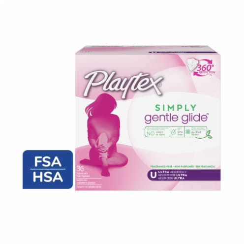 Playtex® Simply Gentle Glide™ Unscented Ultra Absorbency Tampons, 36 ct -  Metro Market