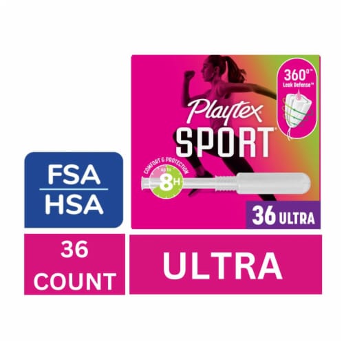 Playtex Sport Ultra Fragrance Free Tampons Perspective: front