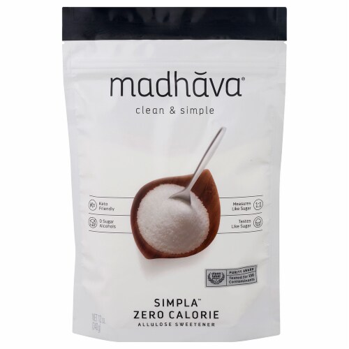 Madhava Simpla Zero Calorie Allulose Sweetener Perspective: front