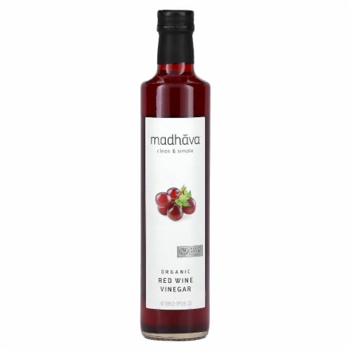 Madhava® Organic Red Wine Vinegar Perspective: front
