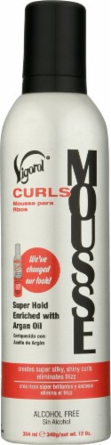 Vigorol Curls Hold Styling Mousse Perspective: front