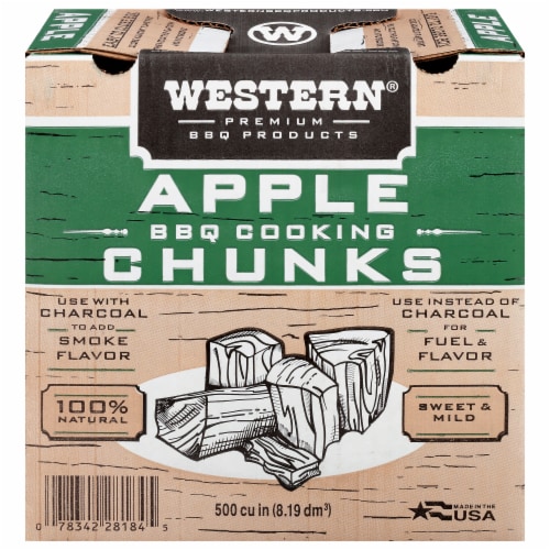 Western® Apple BBQ Cooking Chunks Perspective: front