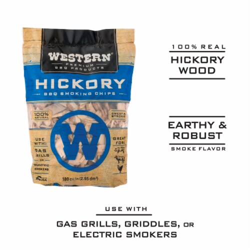 Western® BBQ Smoking Chips - Hickory Perspective: front