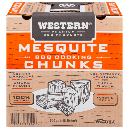 Duraflame Western® Cooking Chunks - Mesquite BBQ - 500 CU Perspective: front