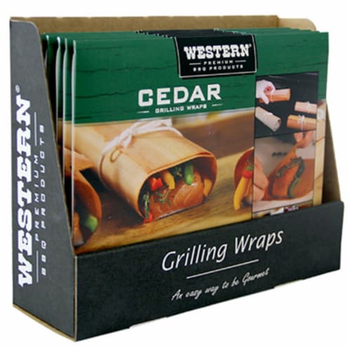 Duraflame Cowboy 245828 Cedar Grilling Wrap, Pack of 8 Perspective: front
