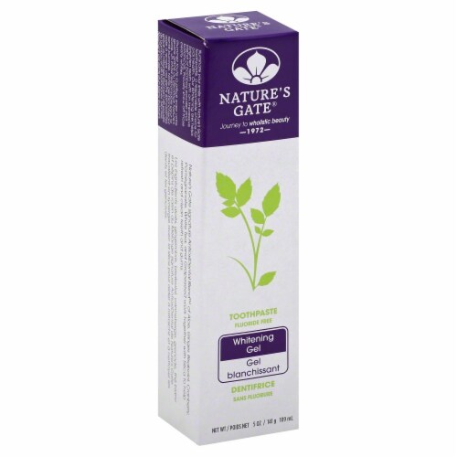 Nature's Gate Whitening Gel Toothpaste Perspective: front