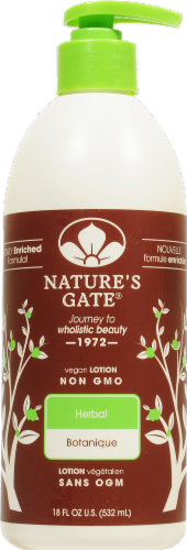 Nature's Gate Organics Herbal Lotion Perspective: front