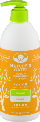 Nature's Gate Papaya Lotion Perspective: front