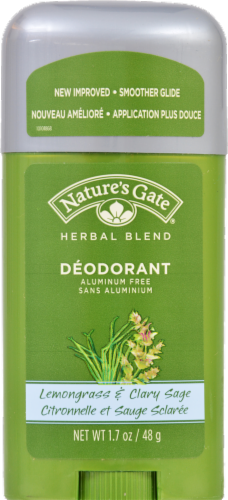 Nature's Gate Organics Lemongrass & Clary Sage Deodorant Perspective: front