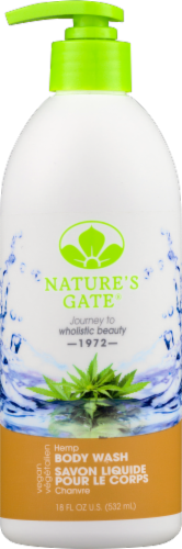 Nature's Gate Hemp Body Wash Perspective: front