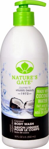 Nature's Gate Coconut Body Wash Perspective: front